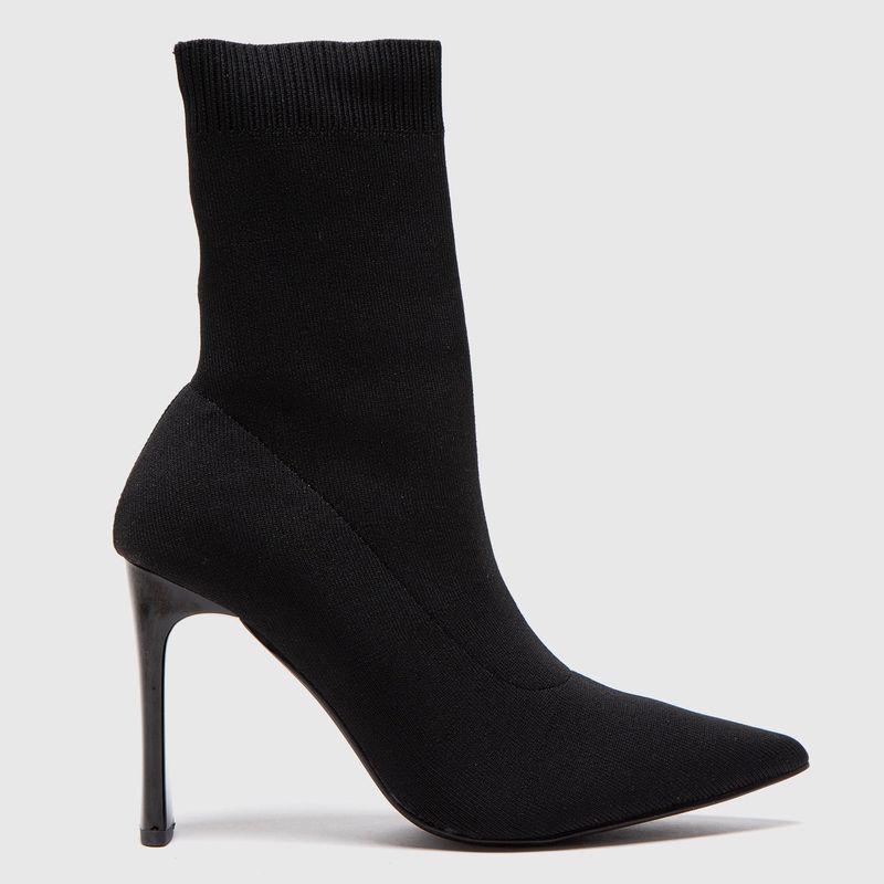 BASEMENT - Botin Mujer Negro Basement