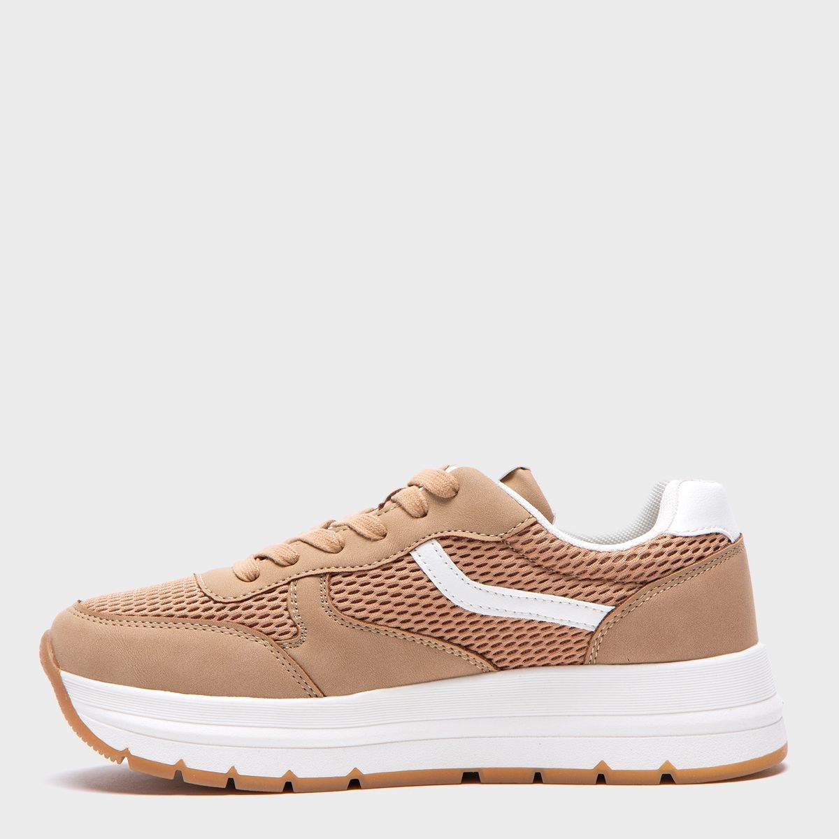 BASEMENT - Zapatilla Urbana Mujer Beige Basement