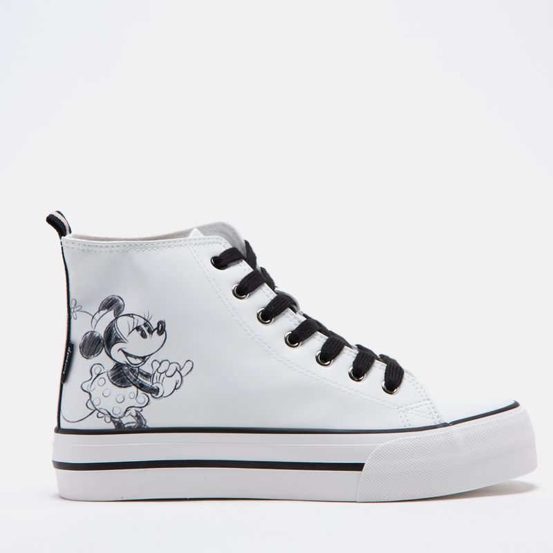 DISNEY - Zapatilla Urbana Mujer Blanco Disney