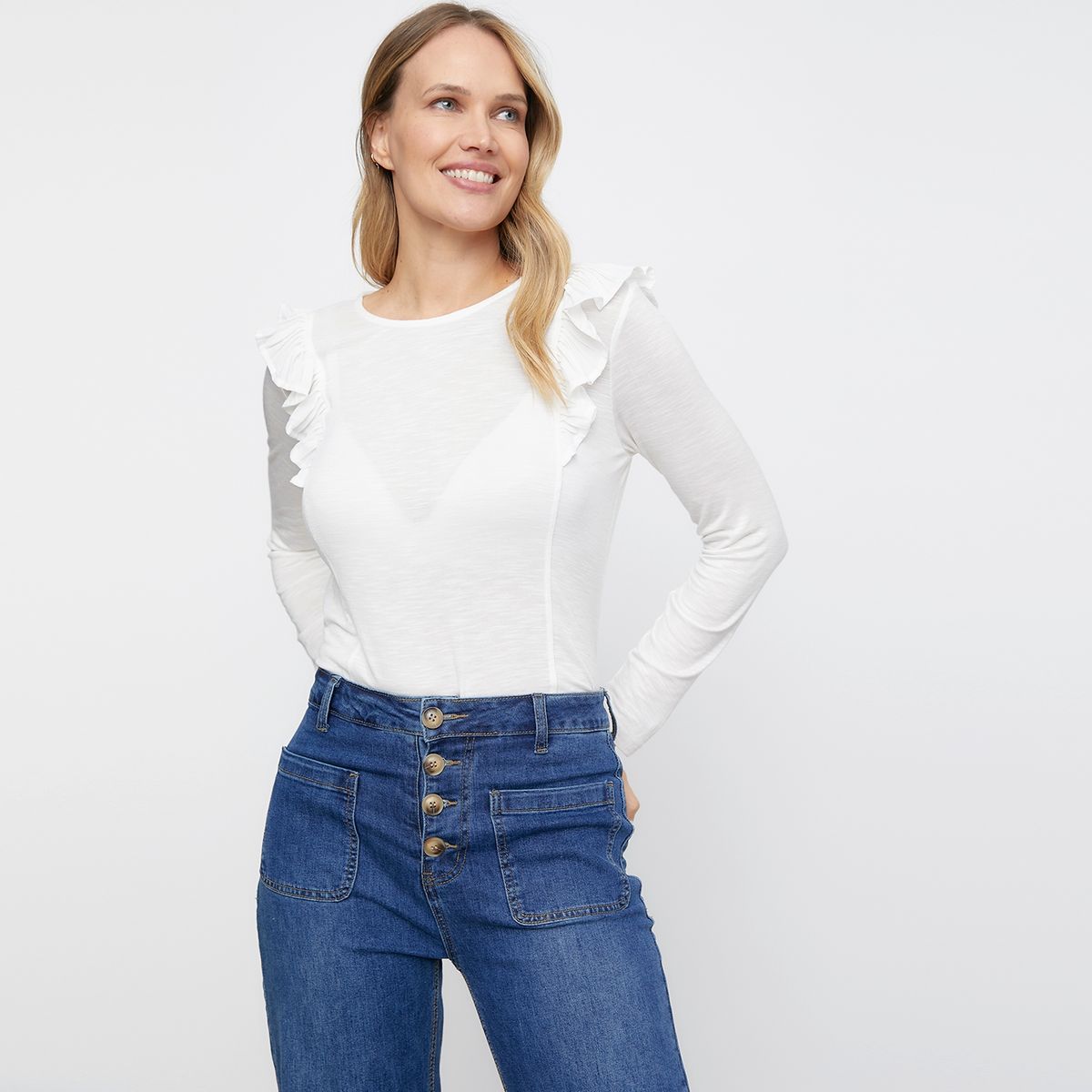 ELLE - Elle Polera Manga Larga Mujer