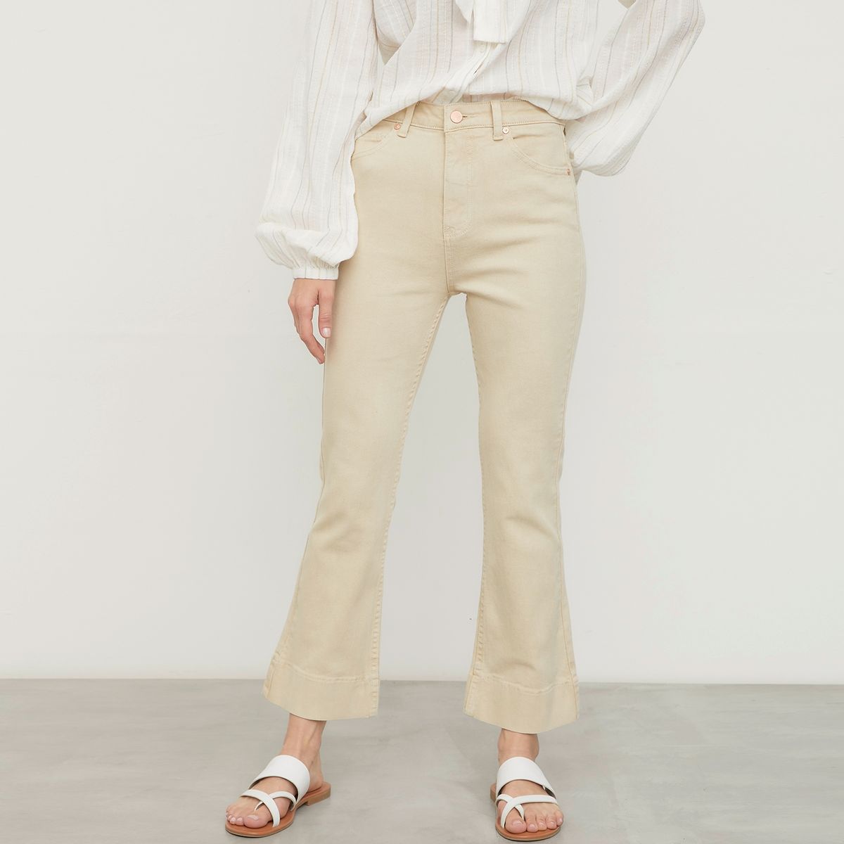 BASEMENT - Basement Jeans Recto Tiro Alto Mujer