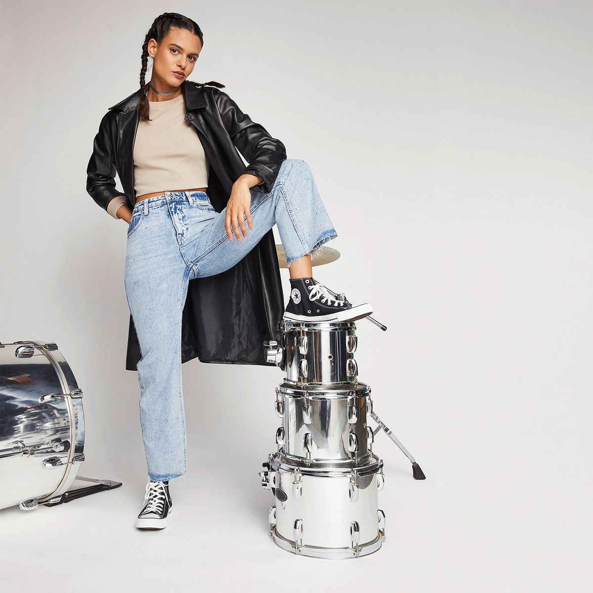 SYBILLA - Sybilla Jeans Recto Tiro Medio Mujer