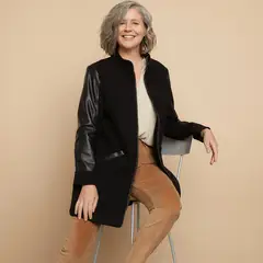 S COCCI - Stefano Cocci Chaquetón Mujer