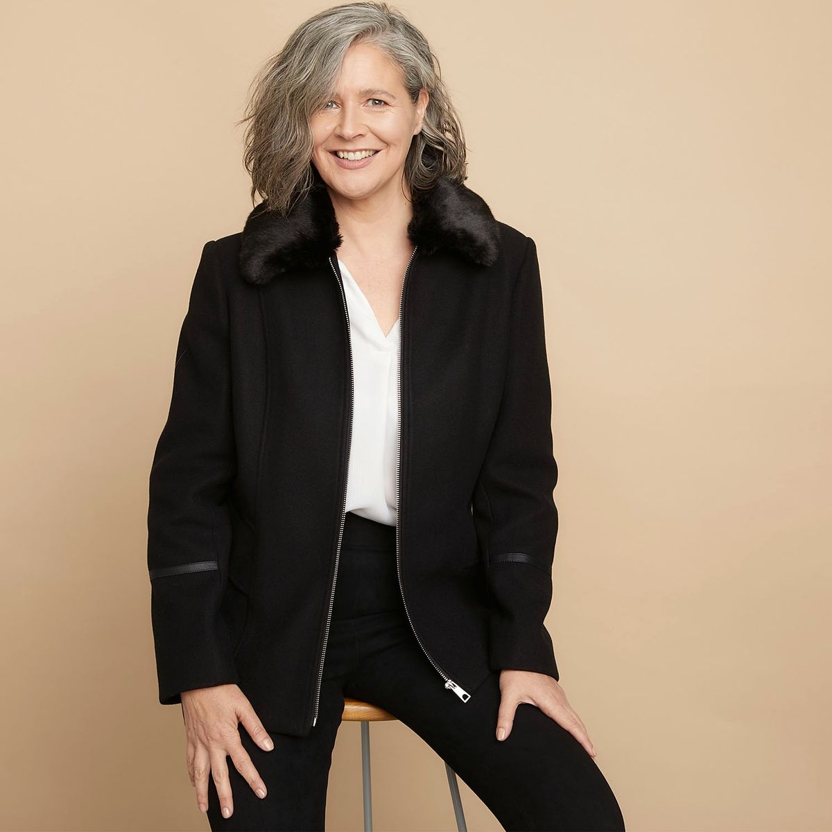 S COCCI - Stefano Cocci Chaquetón Mujer