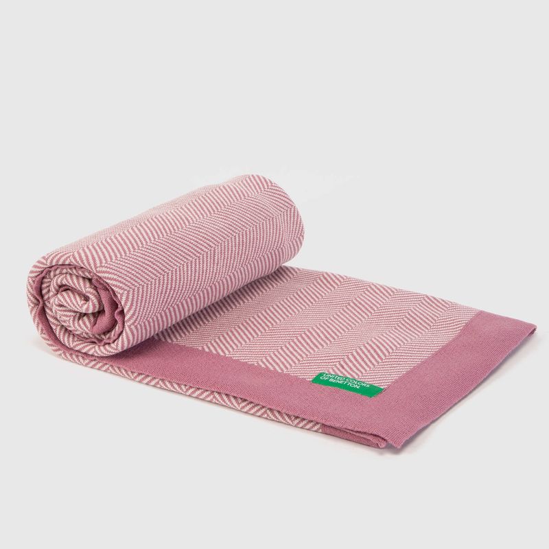 BENETTON - Manta Knit Burdeo Benetton
