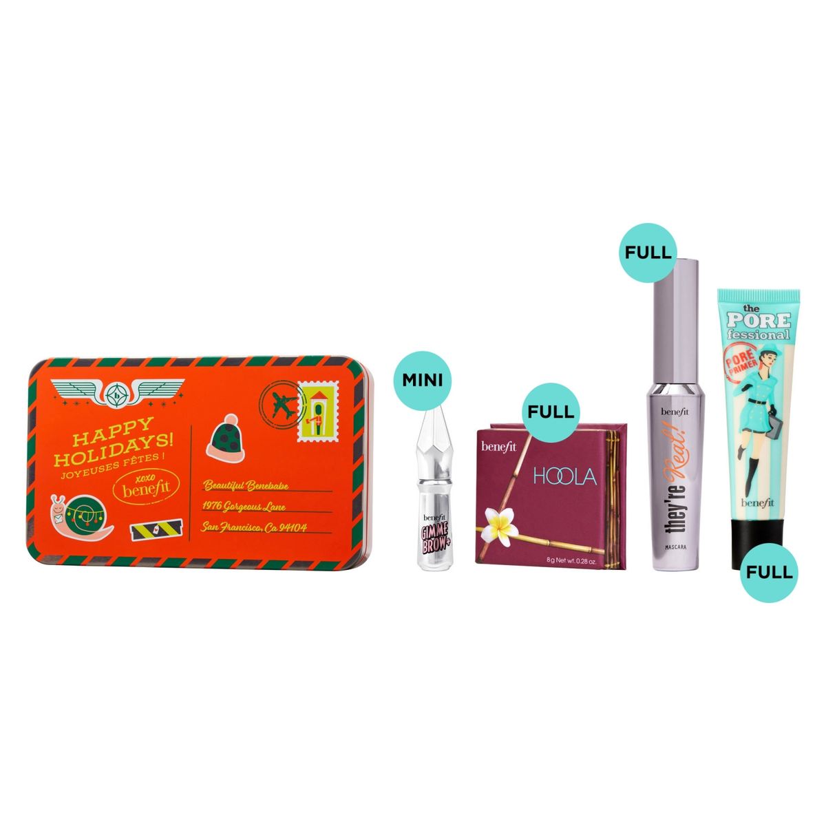 BENEFIT - Set Edicion Limitada Totally Glam Telegram Benefit