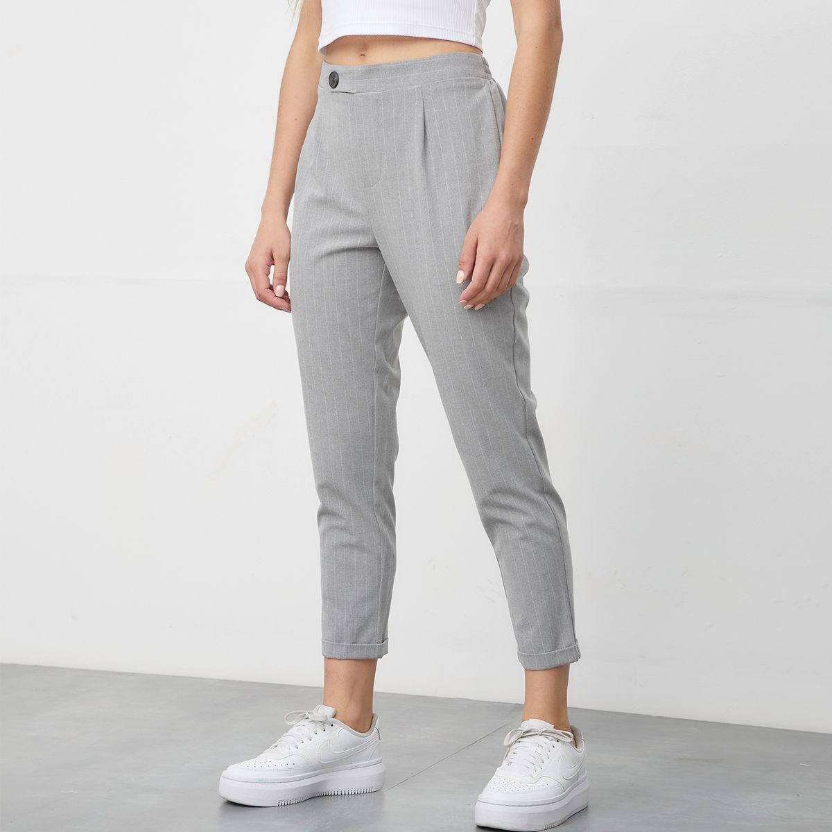 SYBILLA - Pantalón Leggings Sastrero Mujer Sybilla Tiro Medio