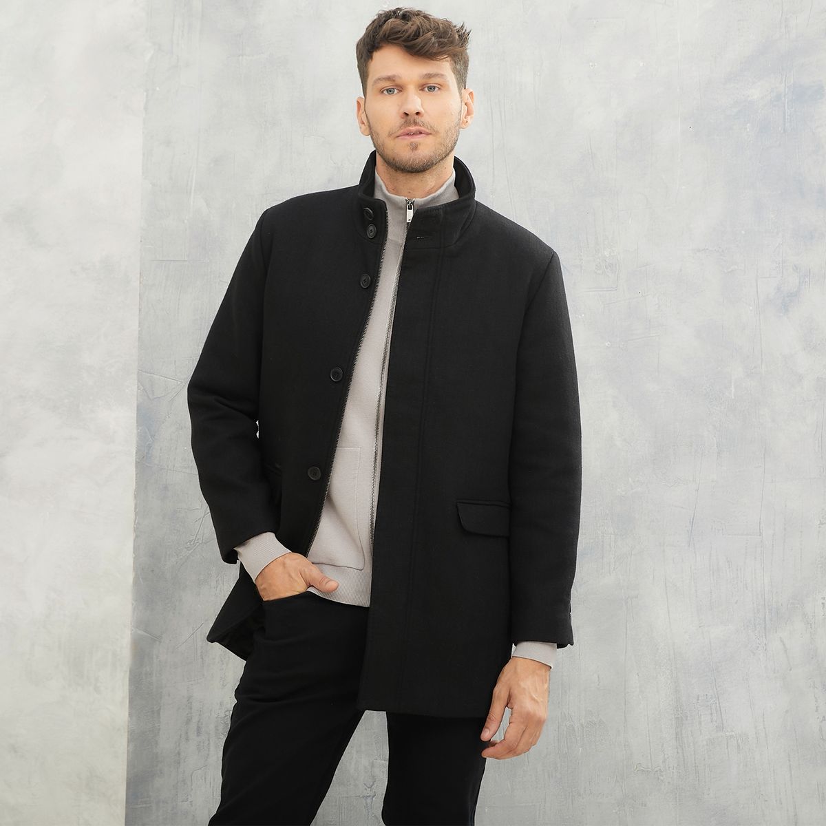 WOLF&HANK - Wolf&hank Abrigo Manga Larga Hombre