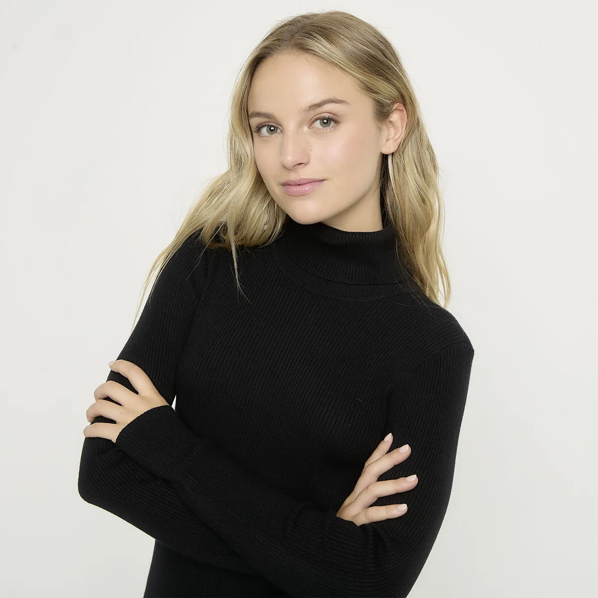 SYBILLA - Suéter Sybilla Mujer Viscosa Cuello Alto Manga Larga