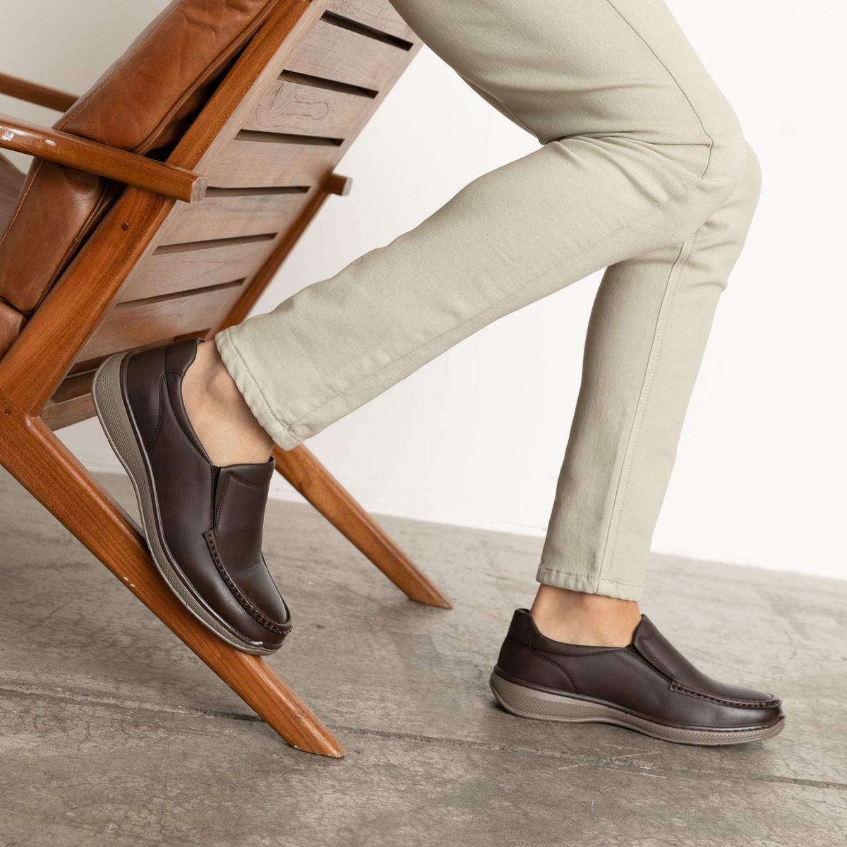 NEWPORT - Zapato Casual Sladury Café Hombre Newport