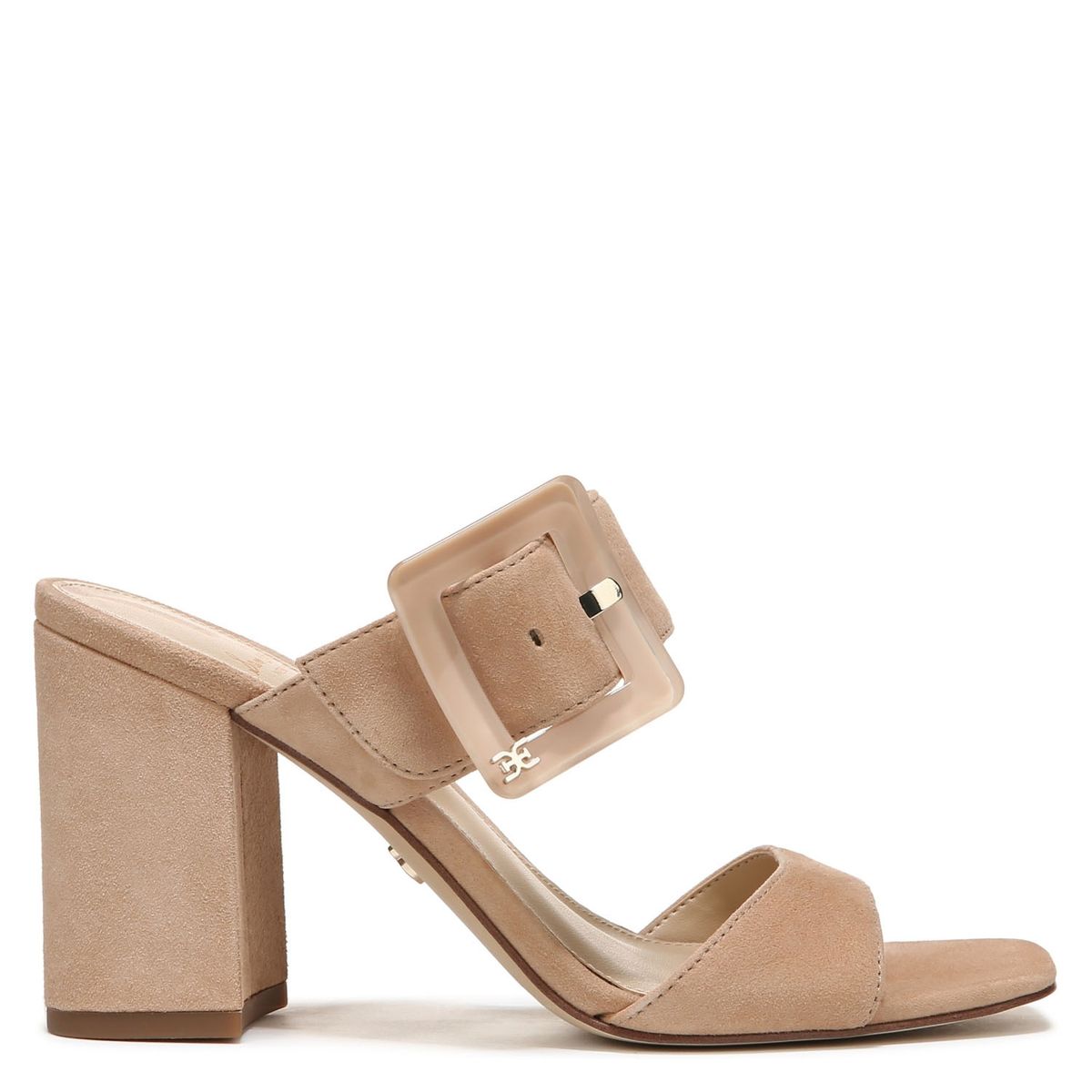 SAM EDELMAN - Sandalia Formal Mujer Cuero Café Sam Edelman