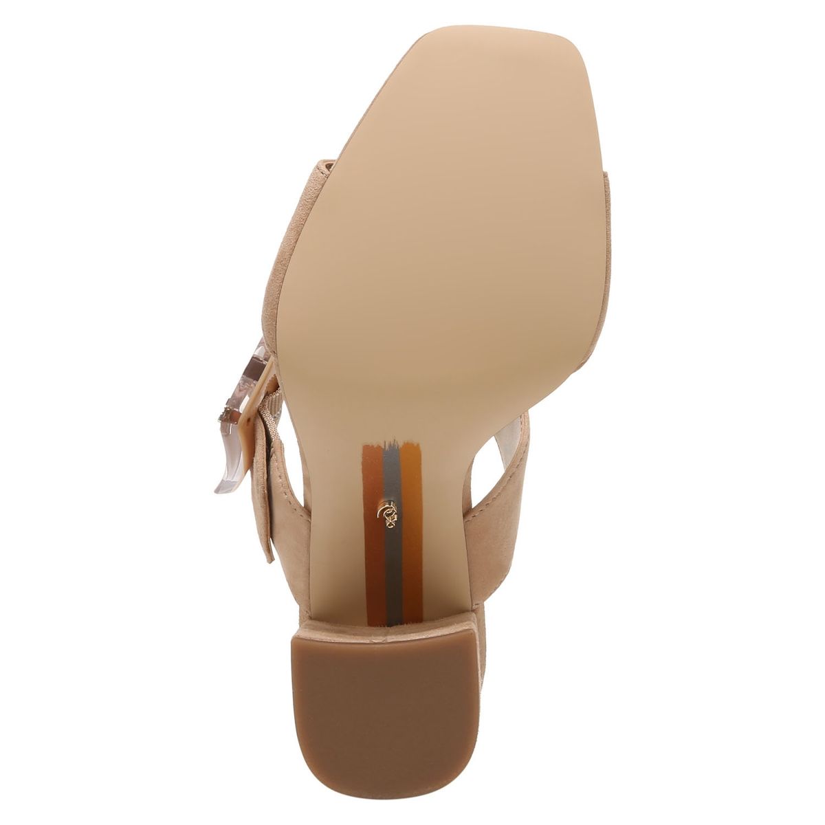 SAM EDELMAN - Sandalia Formal Mujer Cuero Café Sam Edelman