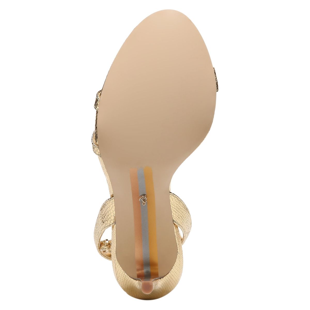 SAM EDELMAN - Sandalia Mujer Cuero Dorado Sam Edelman