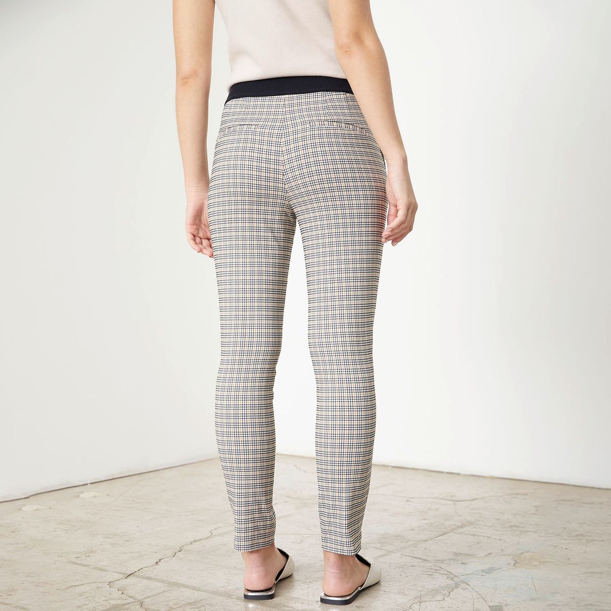 BASEMENT - Basement Pantalón Skinny Sastrero Tiro Alto Algodón Mujer