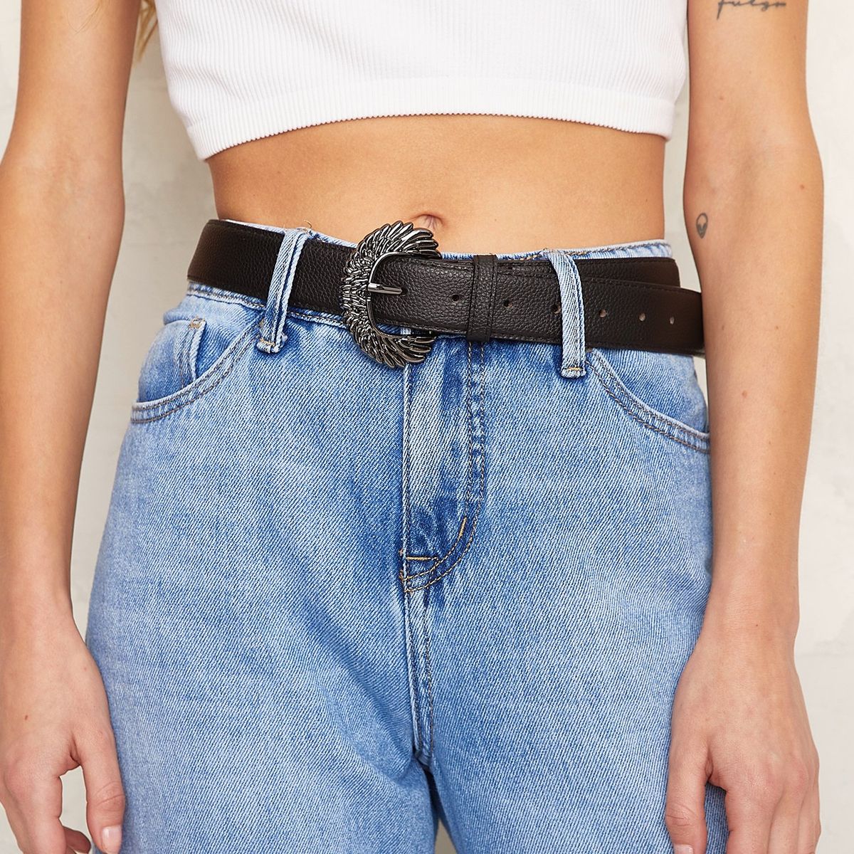 AMERICANINO - Cinturón Mujer Americanino Diseño Liso Casual