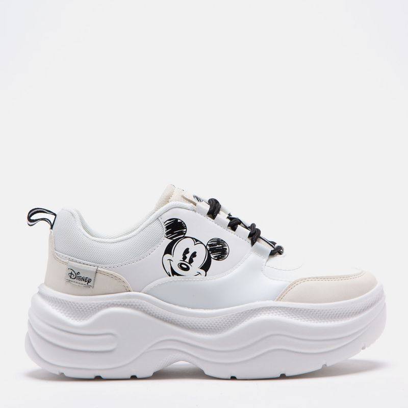 DISNEY - Disney Zapatilla urbana mujer blanco