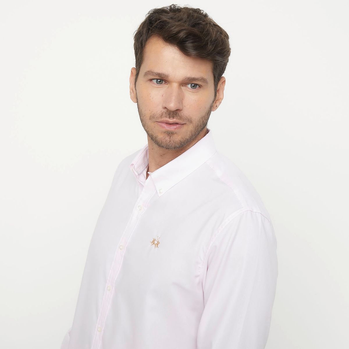 LA MARTINA - La Martina Camisa Sport Manga Larga Algodón Regular Fit Hombre