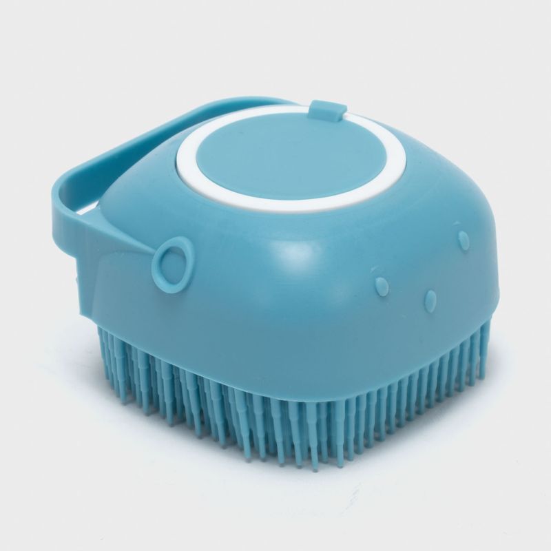 KULCAN - Cepillo Para Perros De Silicona Con Dispensador De Shampoo Kulcan