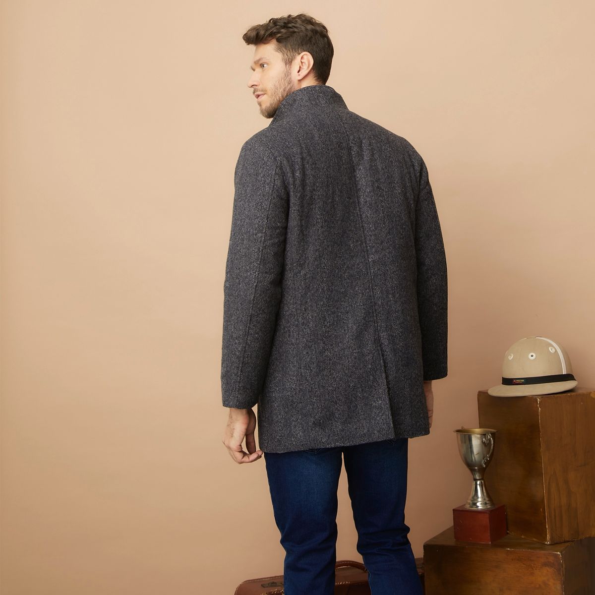 LA MARTINA - Abrigo Lana Regular Fit Hombre La Martina