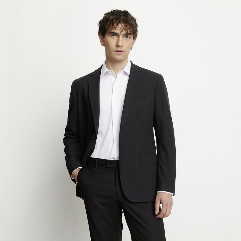 Camisa De Vestir Manga Larga Algodón Hombre