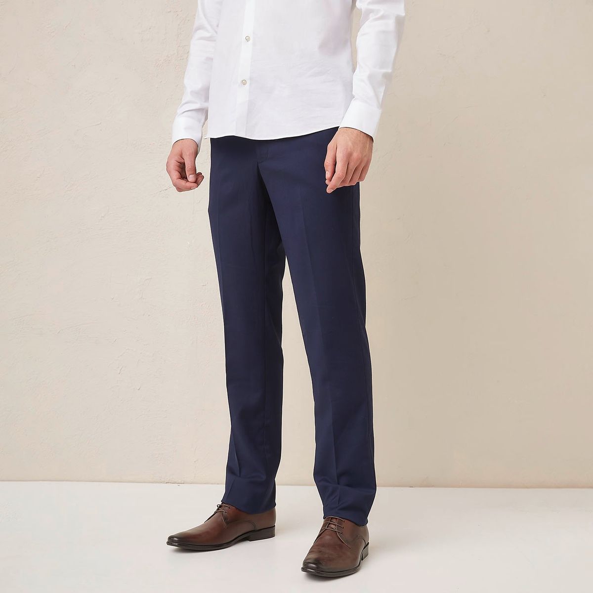 BASEMENT - Pantalón de Traje Slim Fit Hombre Basement