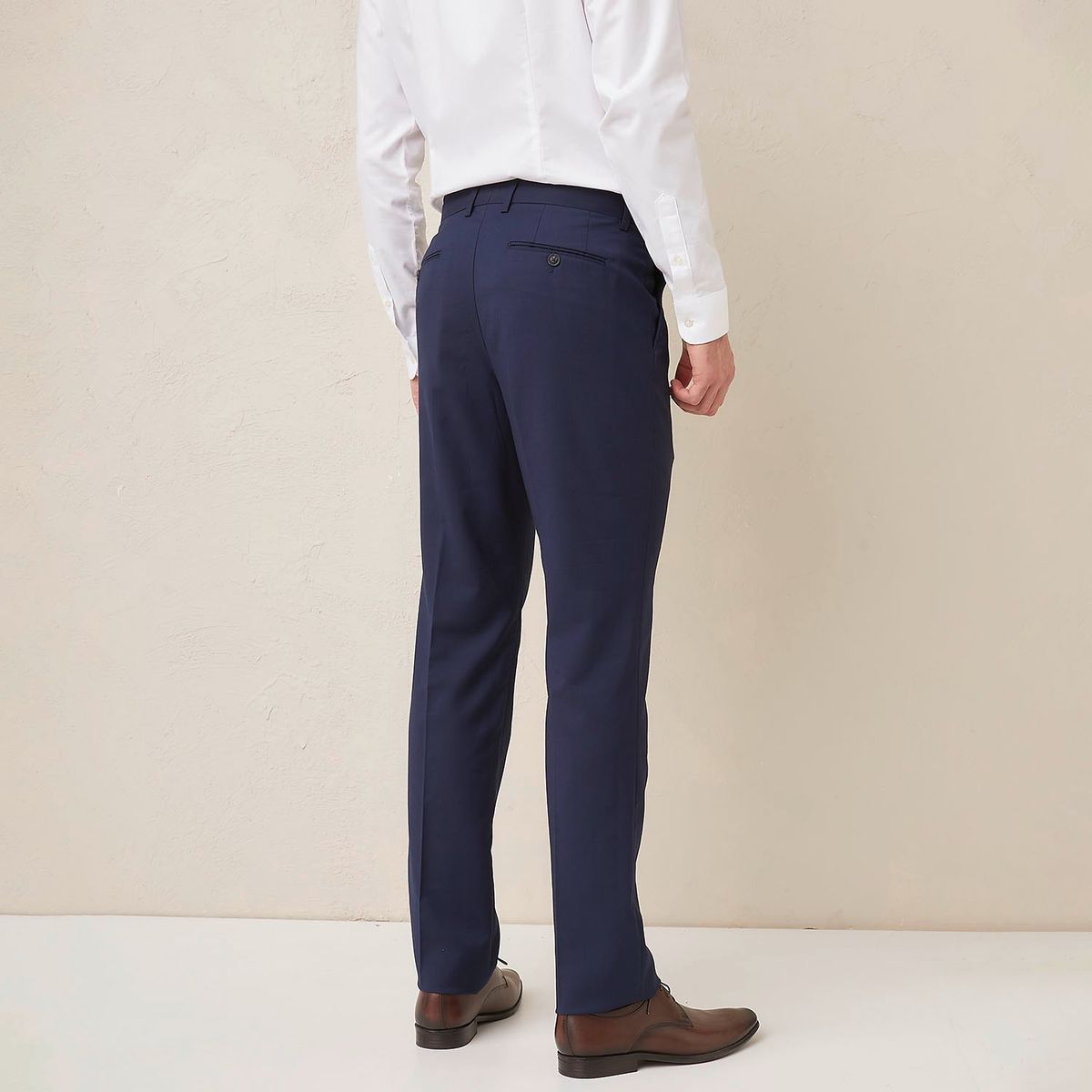BASEMENT - Pantalón de Traje Slim Fit Hombre Basement