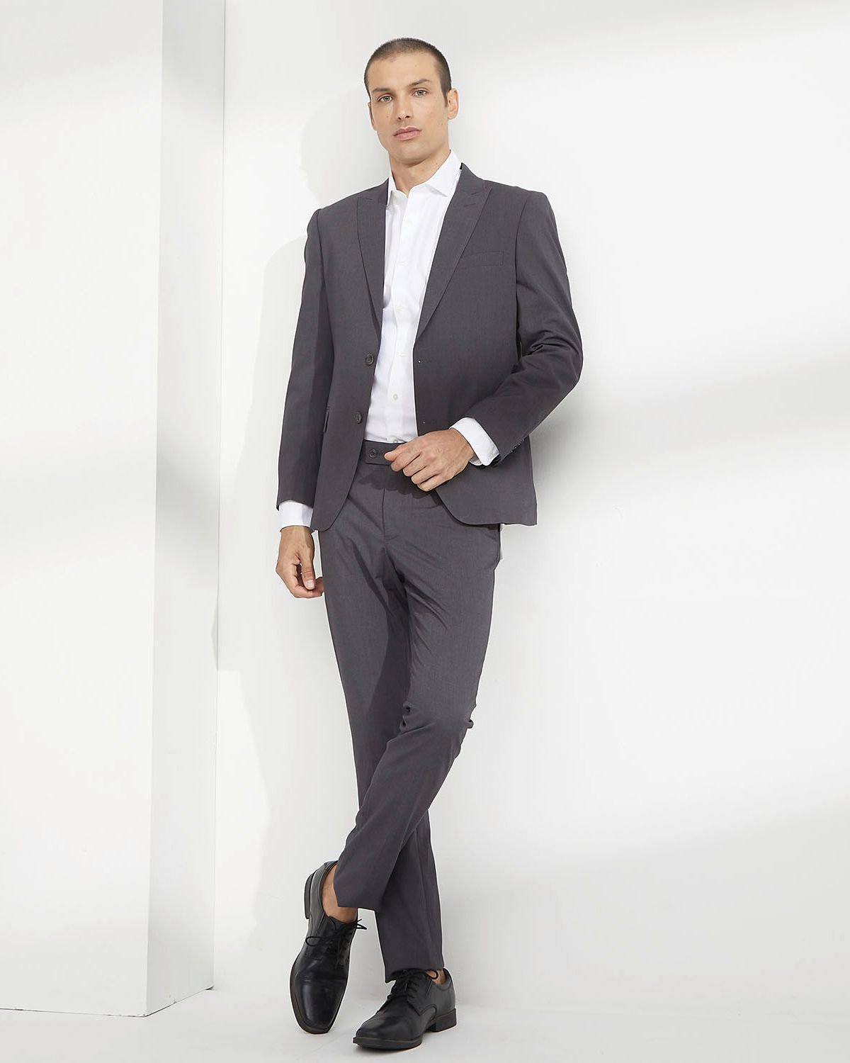 Traje Gris Traje Super Skinny Hombre Trajes Trial