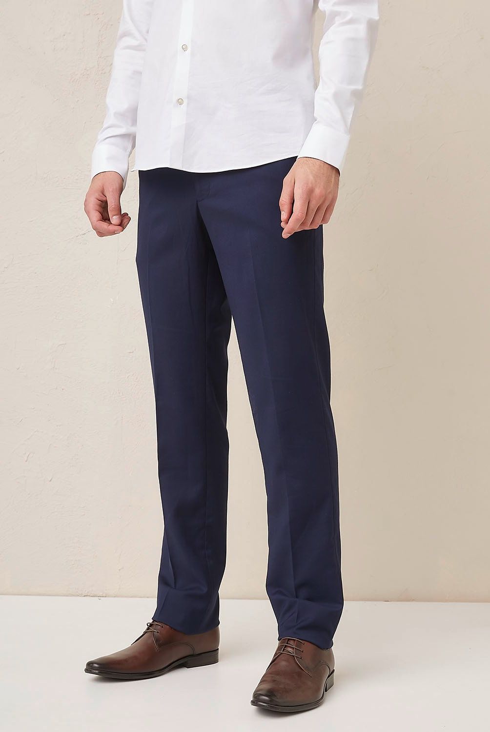 BASEMENT - Pantalón de Traje Slim Fit Hombre Basement