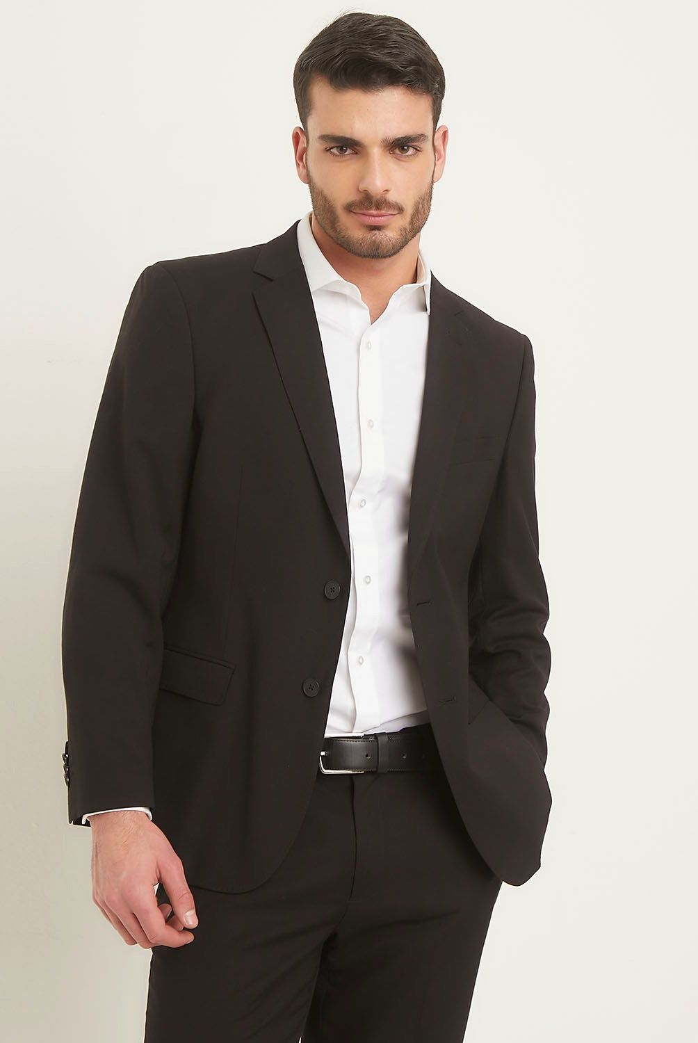 BASEMENT - Chaqueta de Traje Basement Slim Fit Hombre Formal