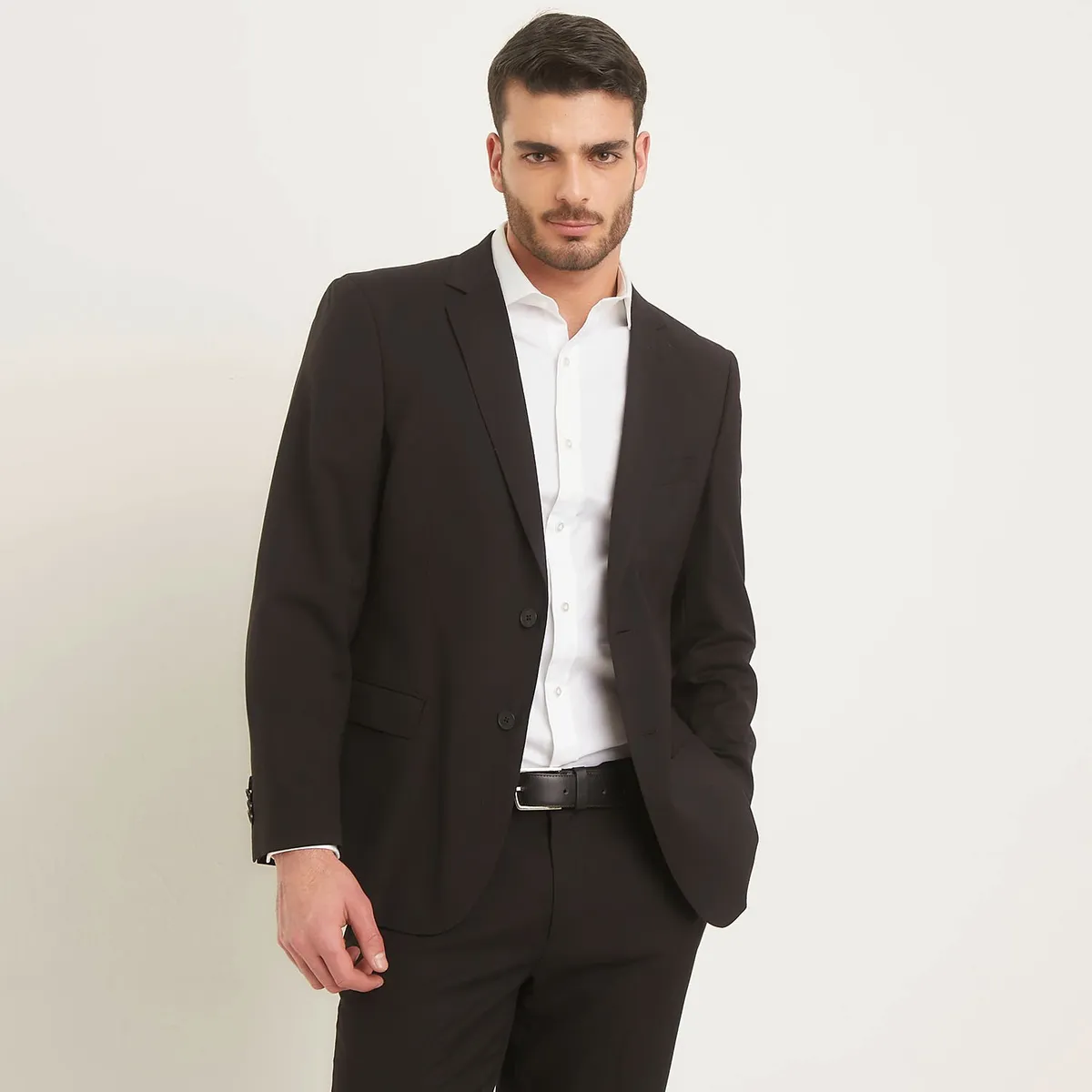 BASEMENT - Chaqueta de Traje Basement Slim Fit Hombre Formal