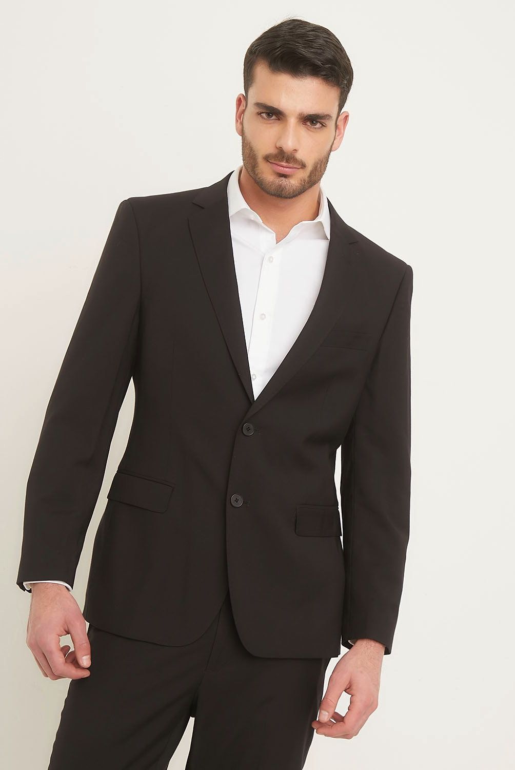 BASEMENT - Chaqueta de Traje Basement Slim Fit Hombre Formal