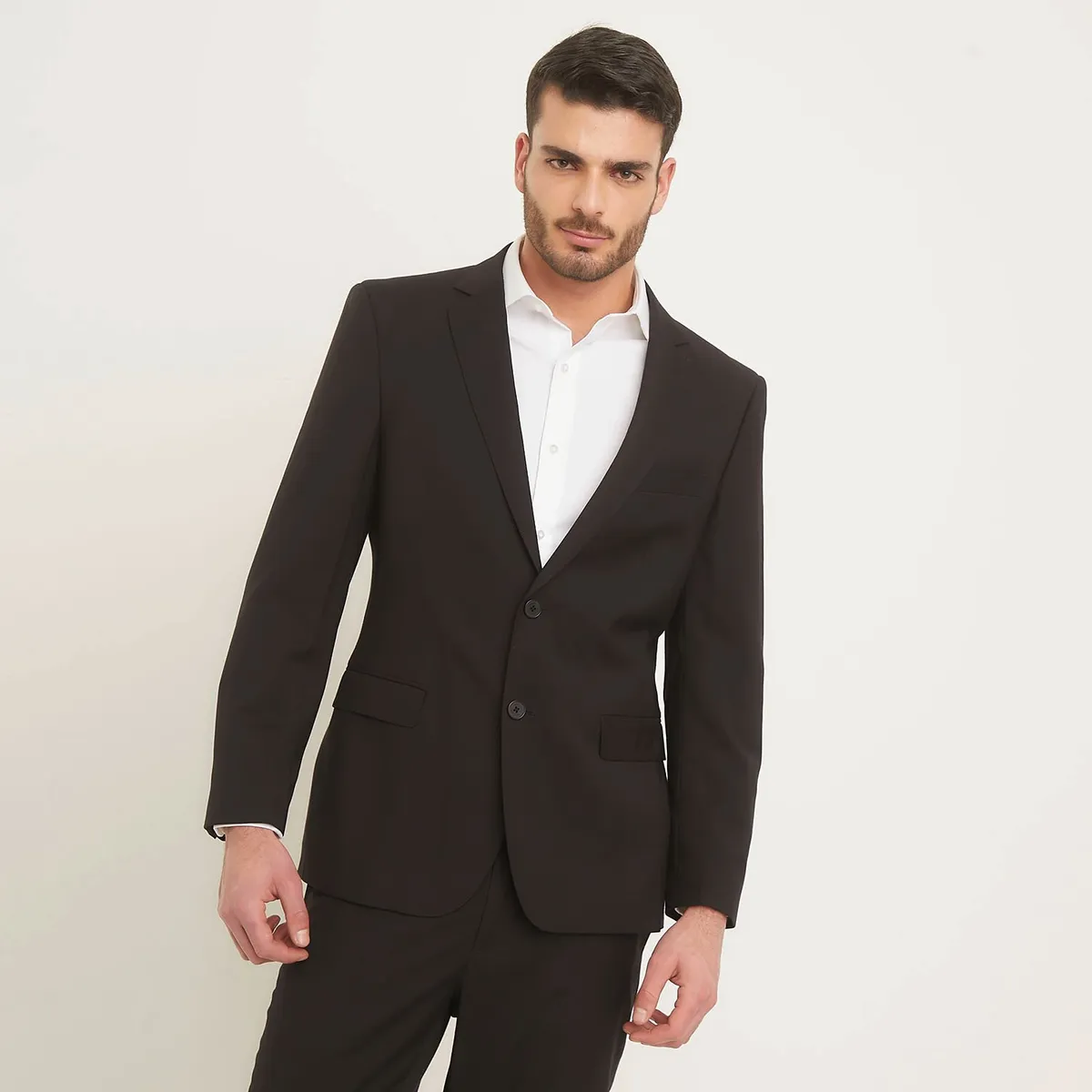 BASEMENT - Chaqueta de Traje Basement Slim Fit Hombre Formal