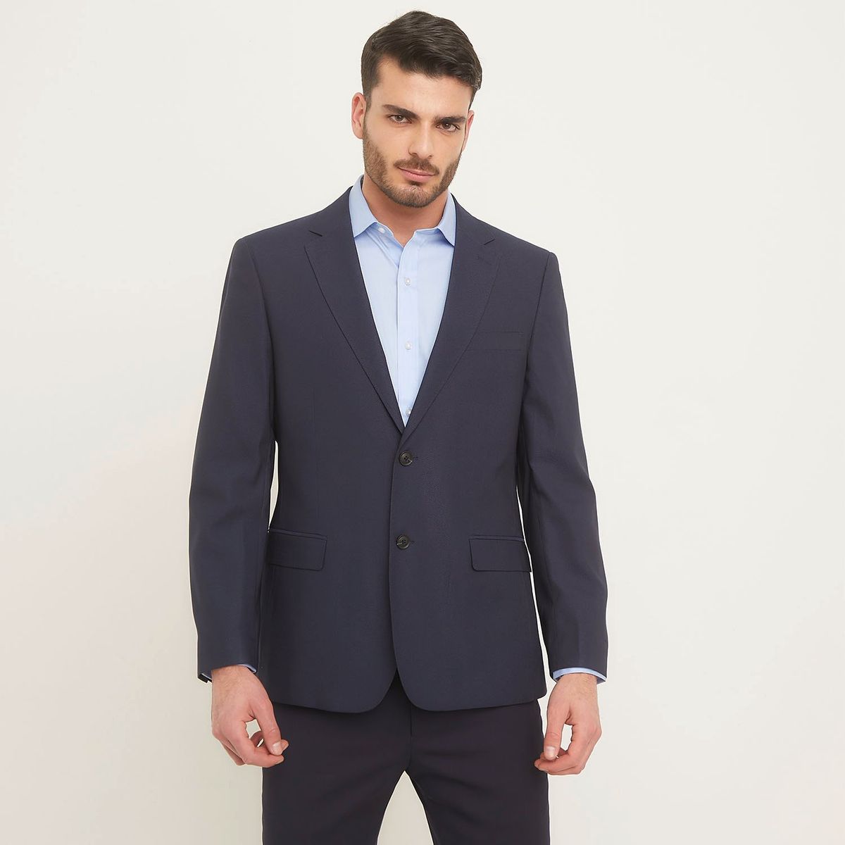 BASEMENT - Chaqueta de Traje Basement Slim Fit Hombre Formal
