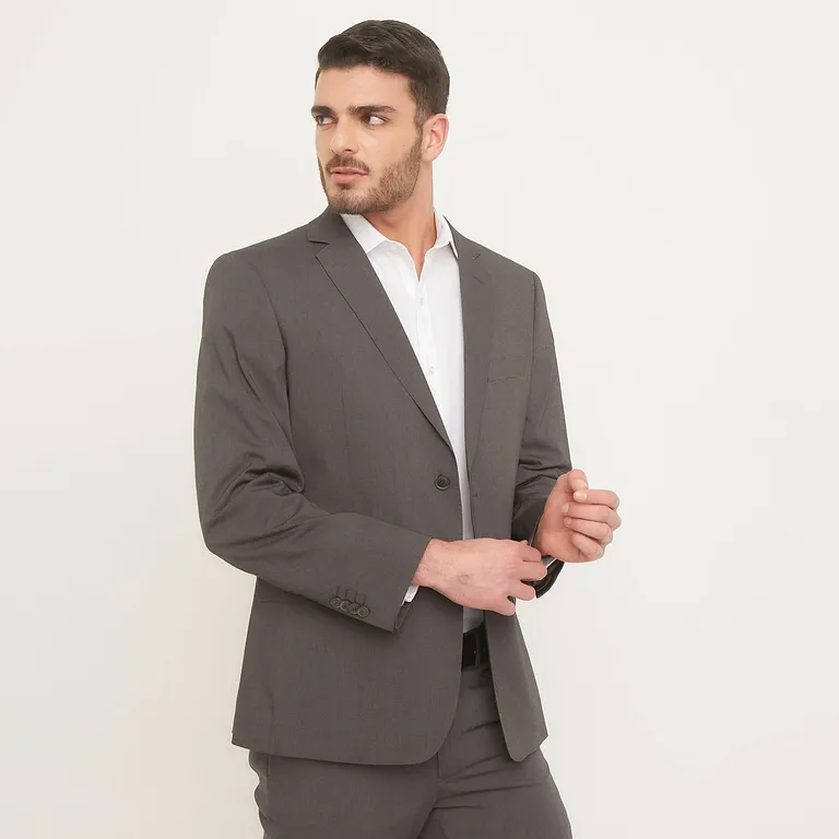 Chaqueta de Traje Slim Fit Hombre Formal