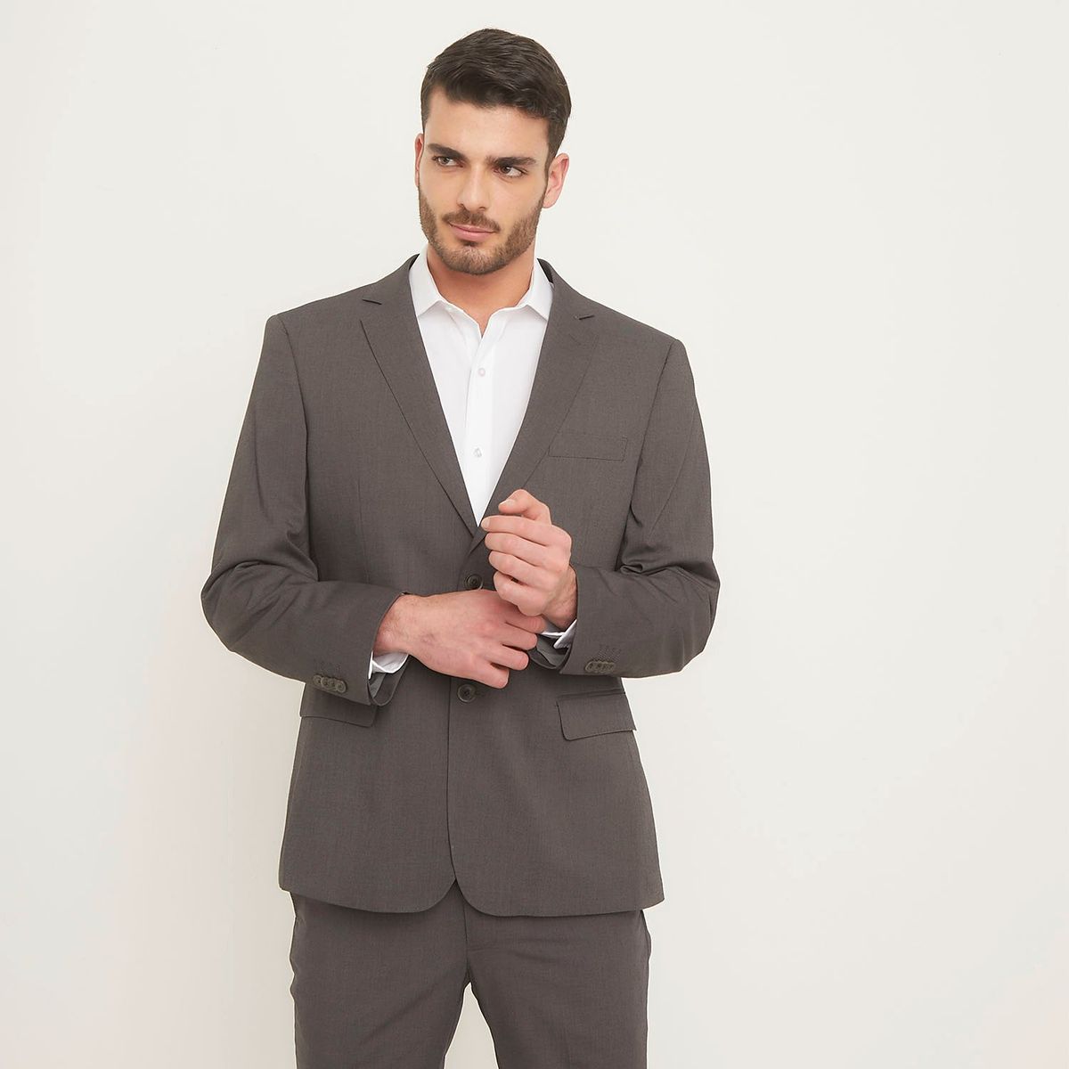 BASEMENT - Chaqueta de Traje Basement Slim Fit Hombre Formal
