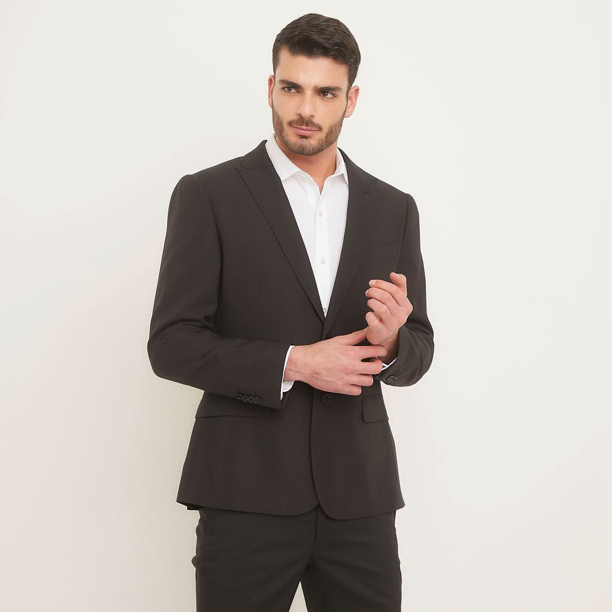 BASEMENT - Chaqueta Traje Formal Hombre Basement Skinny Fit