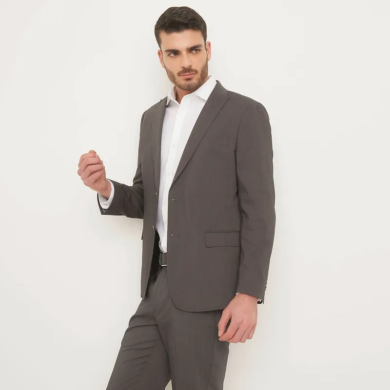 BASEMENT - Chaqueta Traje Formal Hombre Basement Skinny Fit