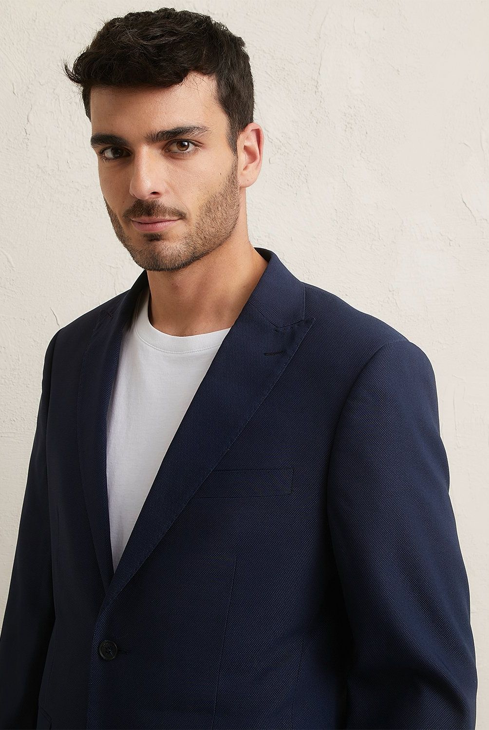 BASEMENT - Chaqueta Traje Formal Hombre Basement Skinny Fit