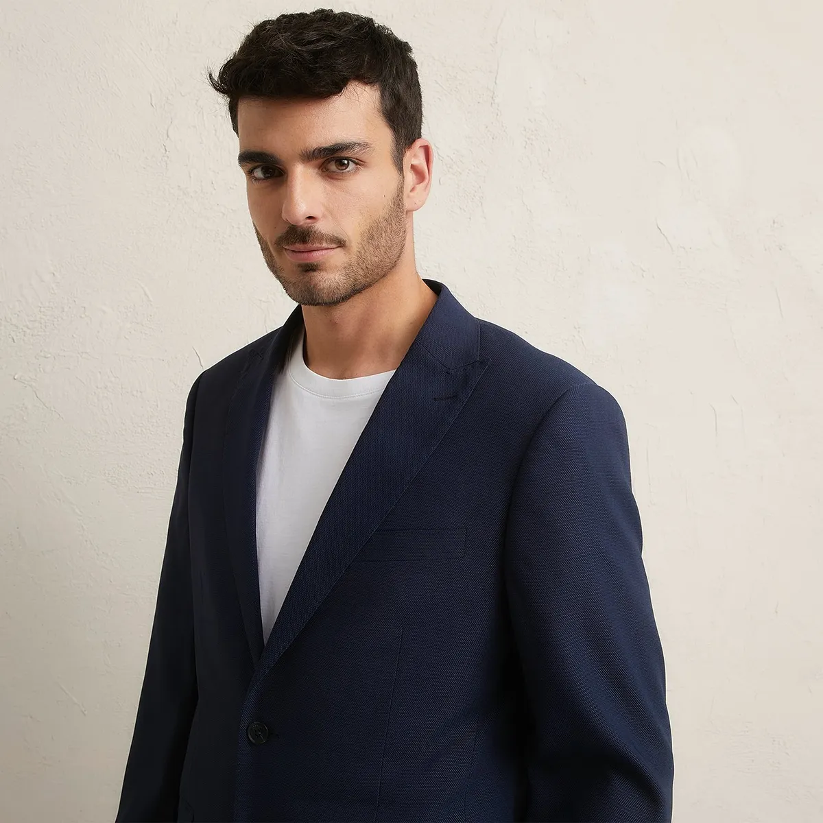 BASEMENT - Chaqueta Traje Formal Hombre Basement Skinny Fit