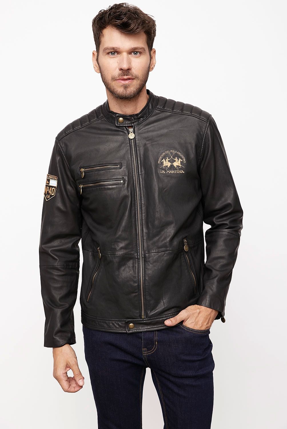 LA MARTINA - La Martina Chaqueta Cuero Hombre