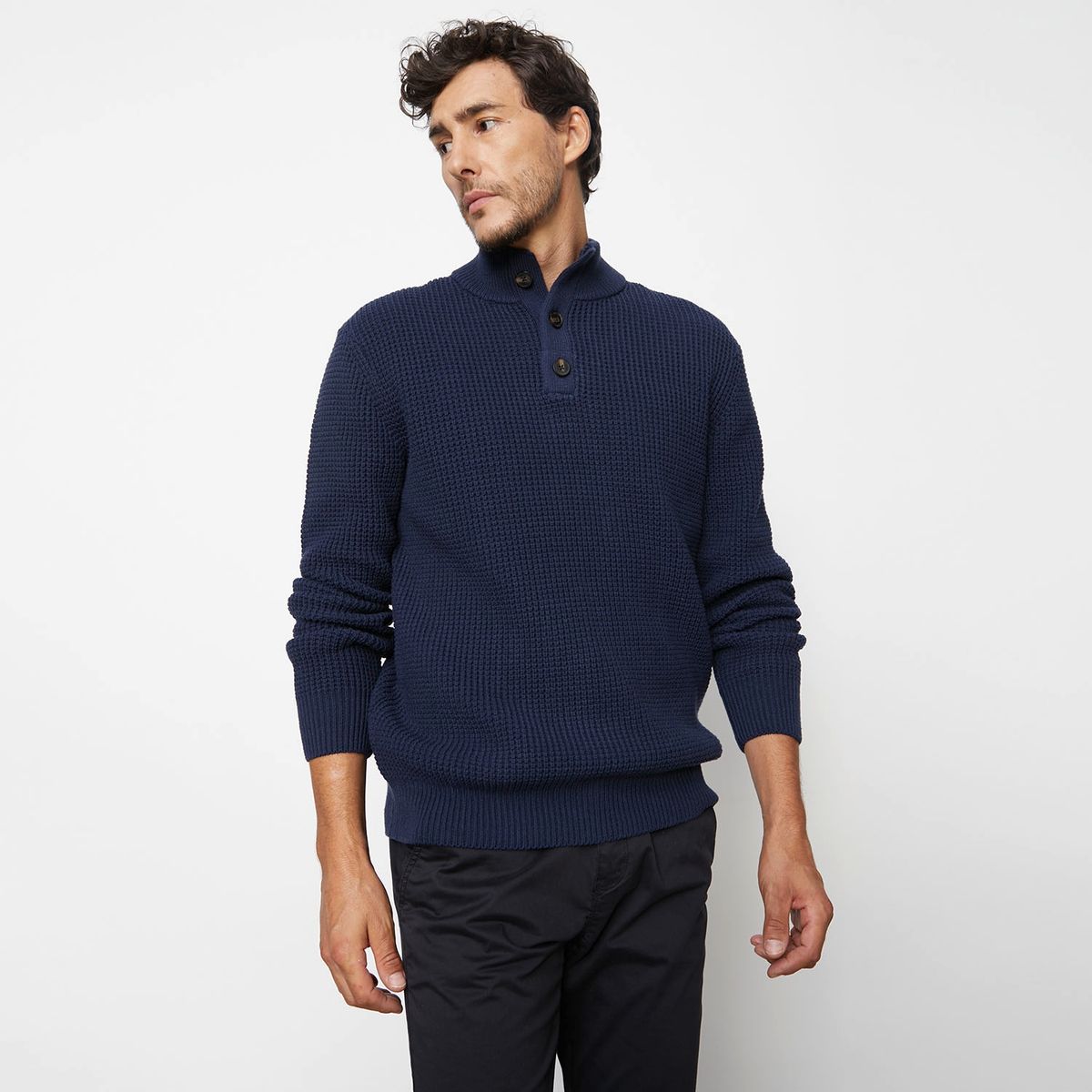 NEWPORT - Chaleco Sweater Algodón Hombre Newport