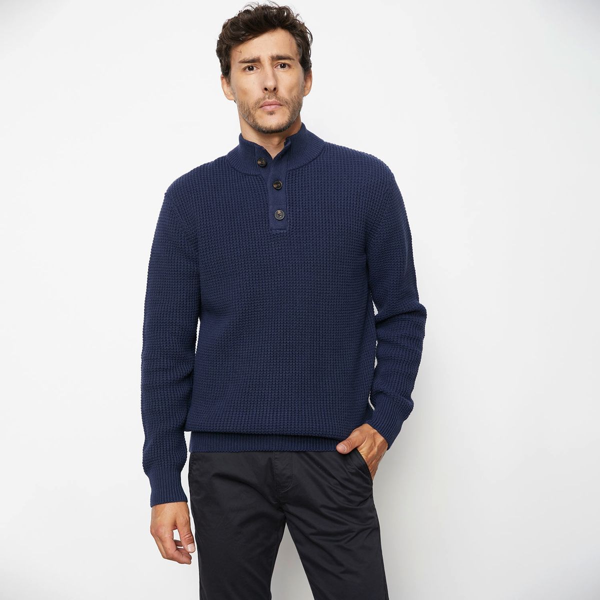 NEWPORT - Chaleco Sweater Algodón Hombre Newport