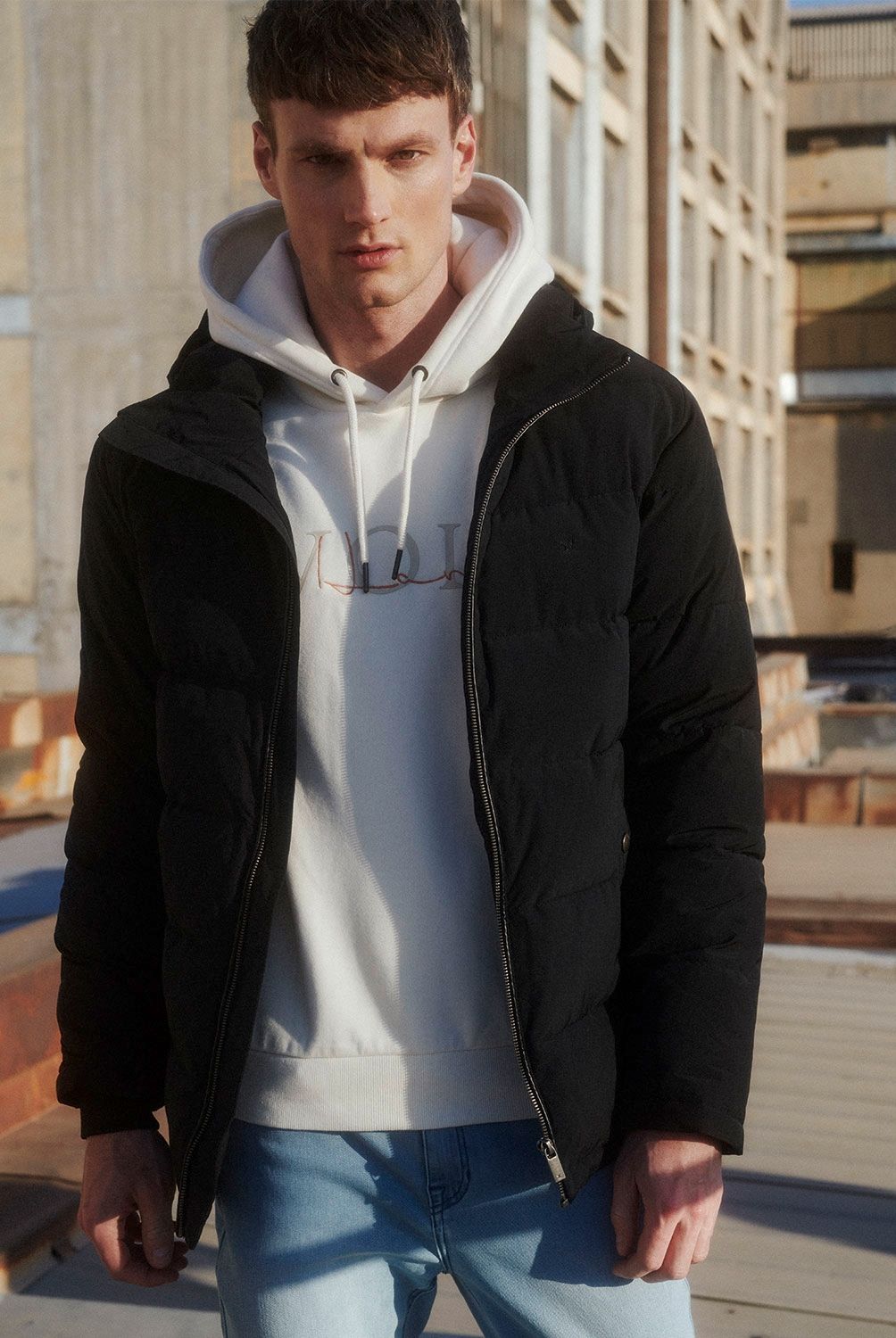 WOLF&HANK - Chaqueta Abrigo Hombre Wolf&Hank
