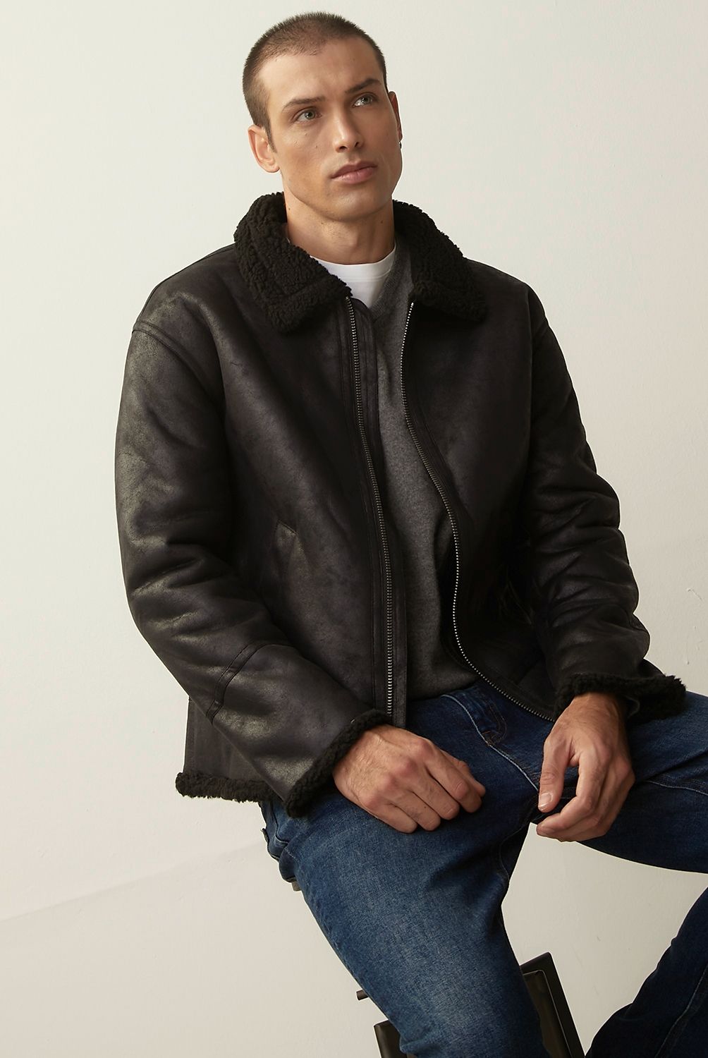 WOLF&HANK - Wolf&Hank Chaqueta Abrigo Hombre