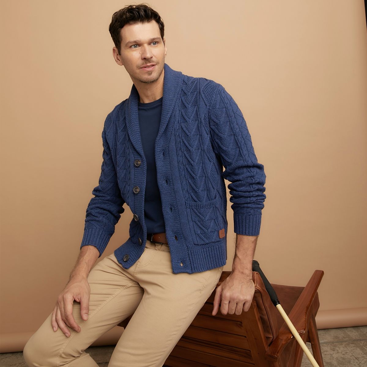 LA MARTINA - Sweater Cardigan Algodón Hombre La Martina