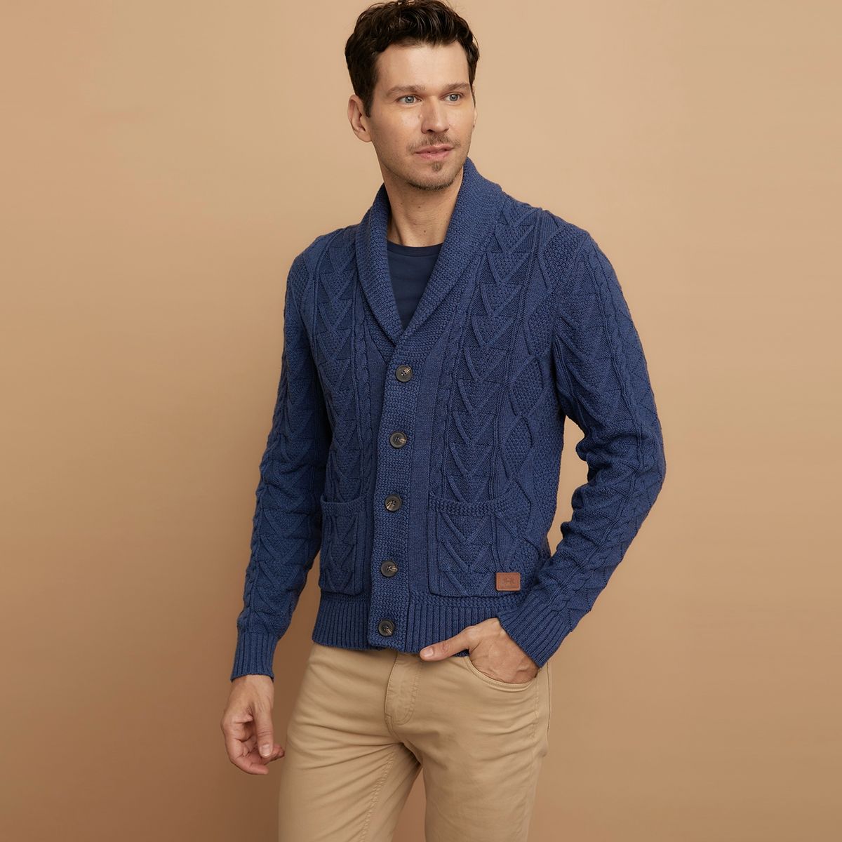 LA MARTINA - Sweater Cardigan Algodón Hombre La Martina