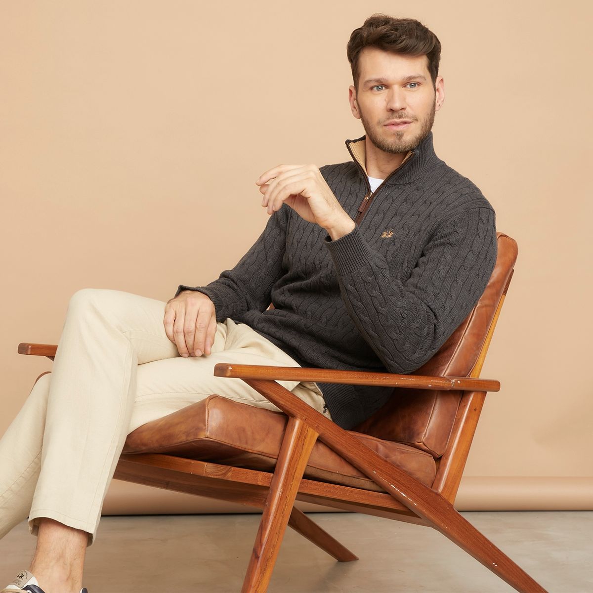 LA MARTINA - La Martina Sweater Chaleco Algodón Hombre