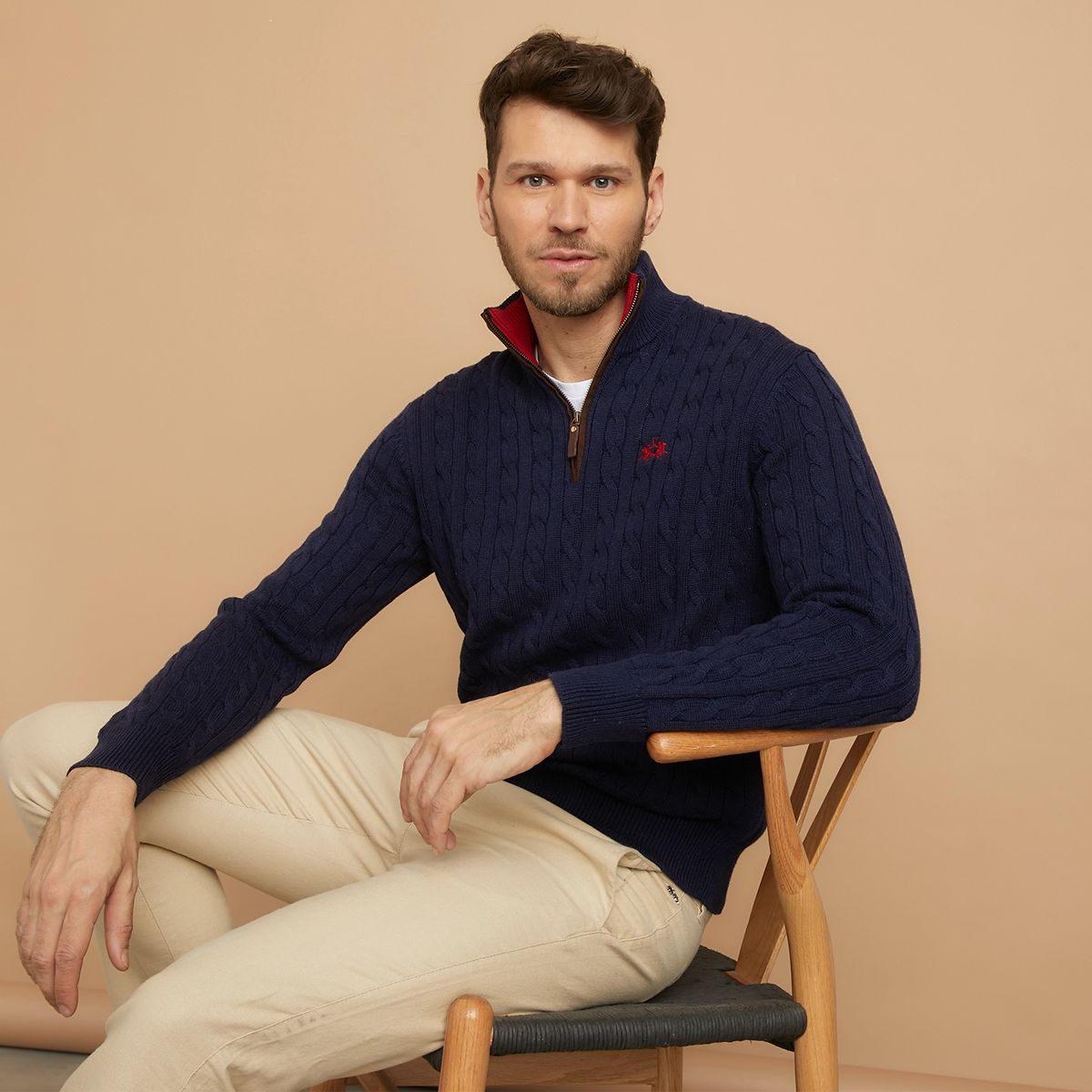 LA MARTINA - La Martina Sweater Chaleco Algodón Hombre