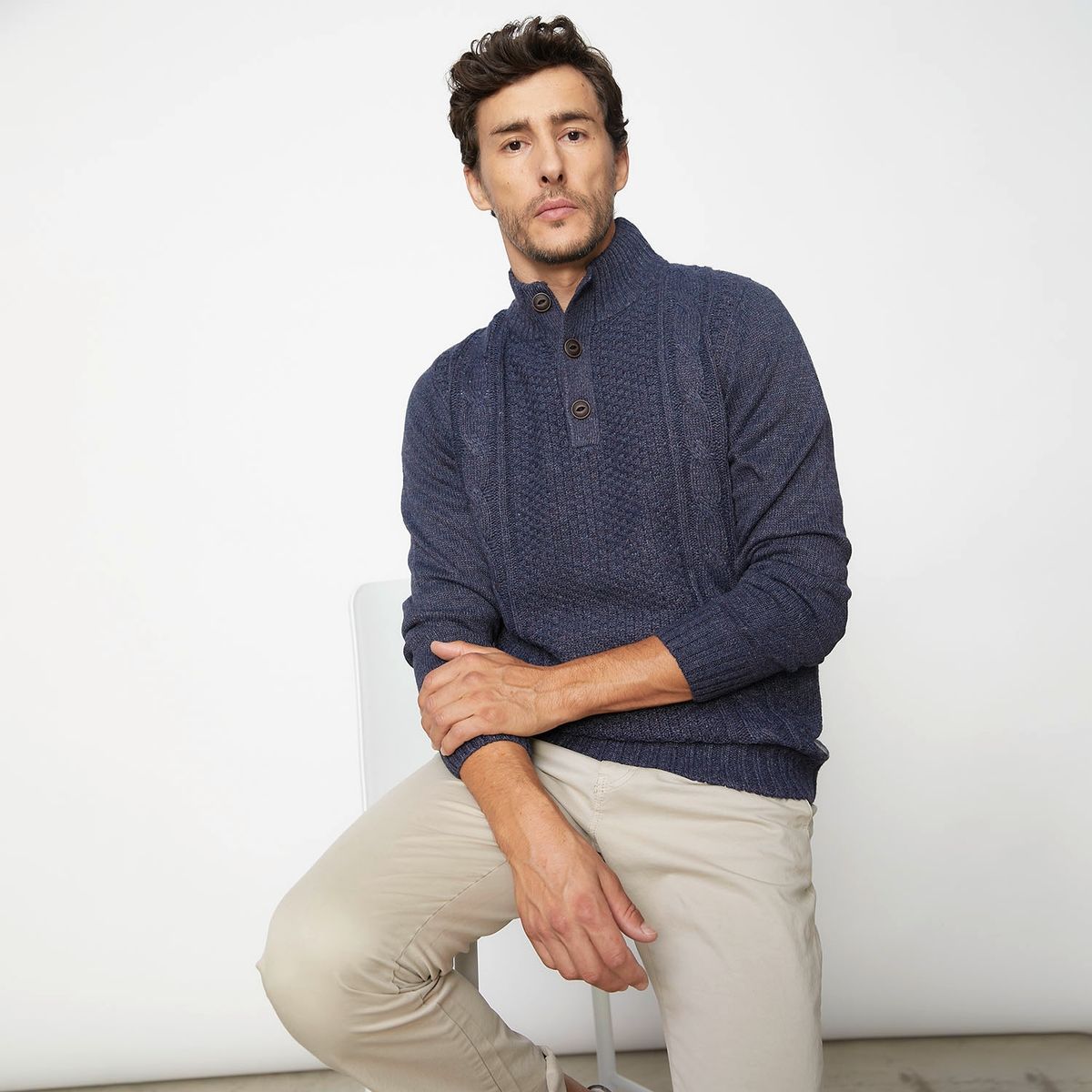 UNIVERSITY CLUB - Sweater Manga Larga Hombre University Club