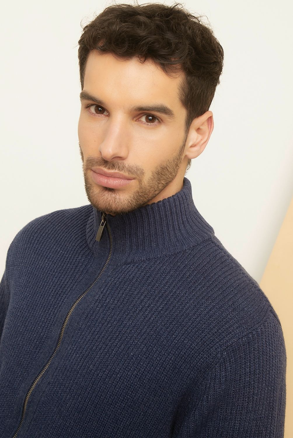 UNIVERSITY CLUB - Sweater Chaleco Con Cierre Algodón Hombre University Club